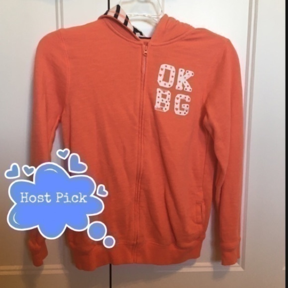 Osh Kosh Girls size 12 hooded sweatshirt NWOT